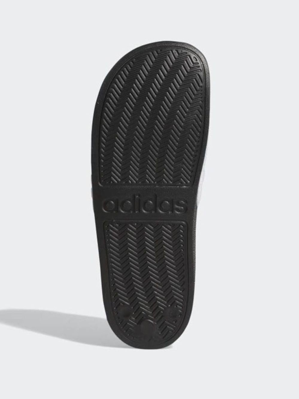Adidas Adilette Shower Slides - CREAM WHITE / LILAC 3-Stripes ✨-NWB - Picture 8 of 11